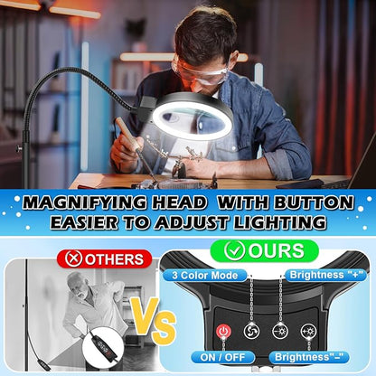 30X 10X Large Floor Magnifying Glass - Image 5