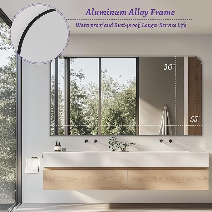 Bathroom Mirror, Wall Mirrors, Bathroom Vanity Mirror - Image 4
