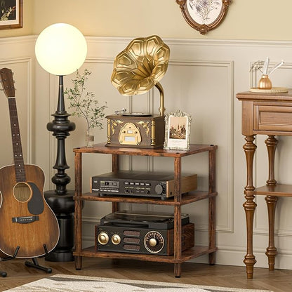 3-Tier AV Media Player Stand, Modern Stereo Cabine, Game Console Shelf - Image 8