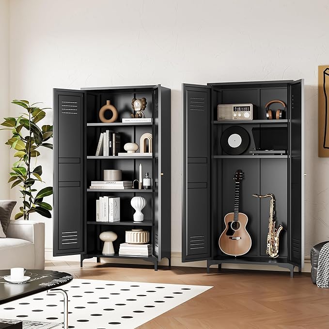 Metal Storage Cabinet-61” Tall Steel File Cabinets - Image 2