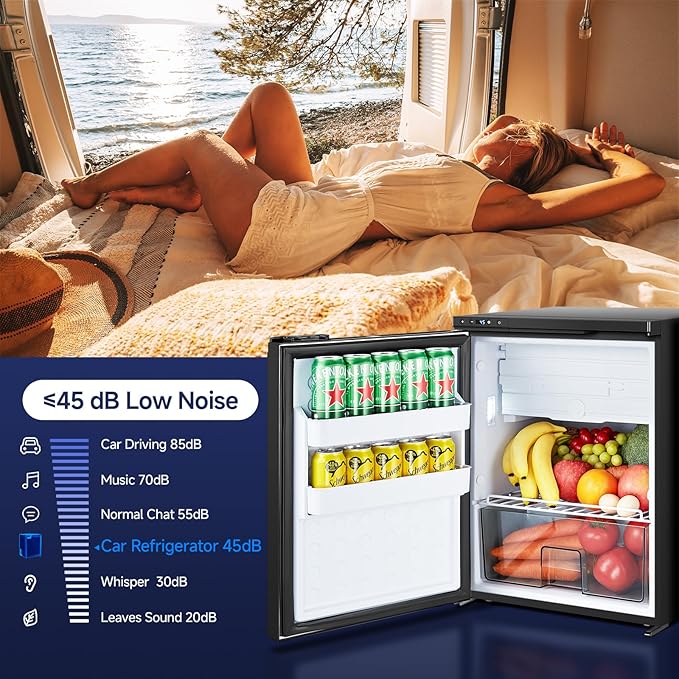 BODEGA BODEGACOOLER 12 Volt Refrigerator, RV Refrigerator APP Control, 65L RV - Image 5