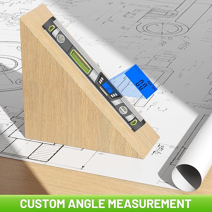 Huepar 48-Inch Digital Level, Professional Smart Precision Torpedo Level Tool - Image 6