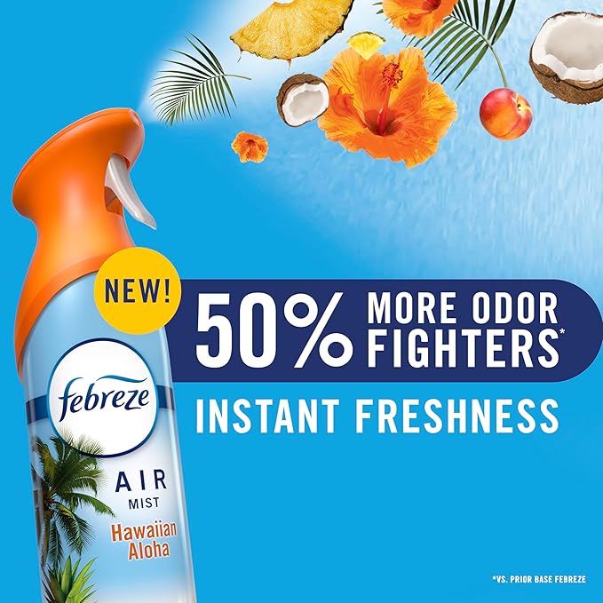 Febreze Air Mist, Air Freshener Spray, Odor Fighting Room Spray, Deodorizer - Image 2