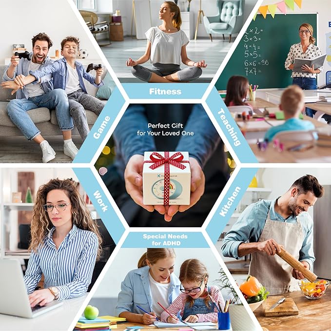 Visual Timer for Kids, 60-Minute Countdown for Classroom Office Kitchen - Image 7