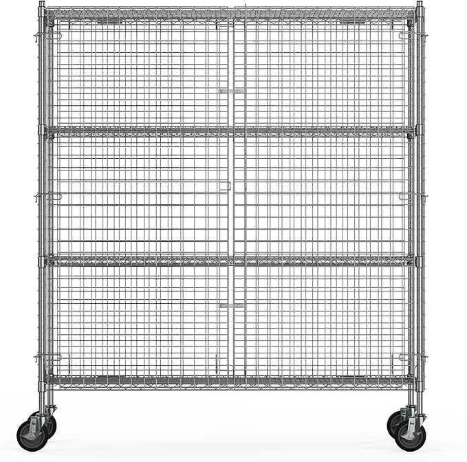 24" W x 60" L x 69" H Heavy Duty Utility Commercial Grade Metal Storage NSF - Image 3