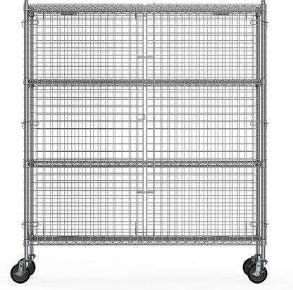24" W x 60" L x 69" H Heavy Duty Utility Commercial Grade Metal Storage NSF - Image 3