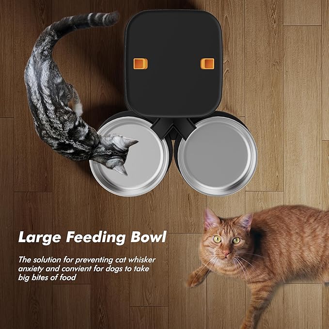Automatic Cat Feeder for 2 Cats - 8L/34 Cups Large Capacity Auto Cat Food - Image 6