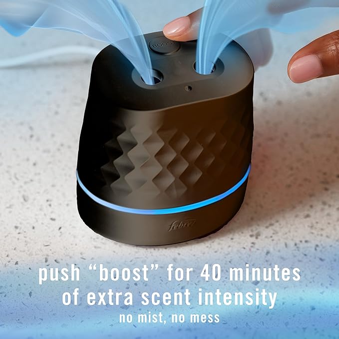 Febreze Plug Scent Booster in Black, Continuous Scent Device Oil Diffuser - Image 5