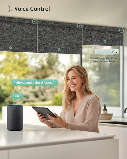 Yoolax Motorized Blinds with Remote, Smart Blinds - Image 2