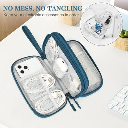 FYY Electronic Organizer, Travel Cable Organizer All-in-One Storage Bag Pouch - Image 5