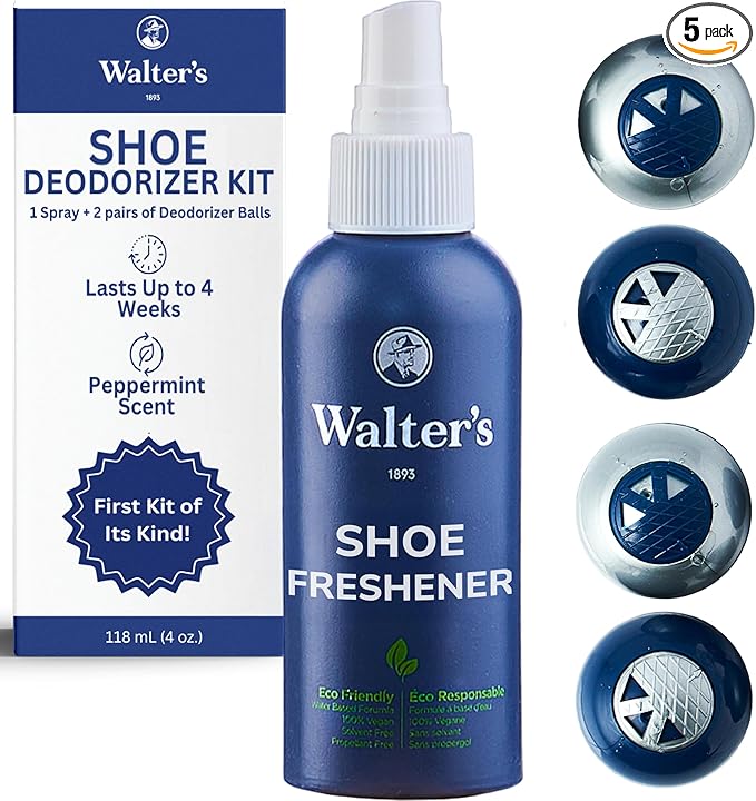 Shoe Deodorizer Spray & Odor Eliminator Kit by Unknown
