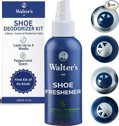 Shoe Deodorizer Spray & Odor Eliminator Kit by Unknown