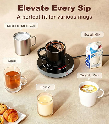 Kepwam Coffee Mug Warmer for Desk, 3-Temp Fast Heating Cup Warmer - Image 6