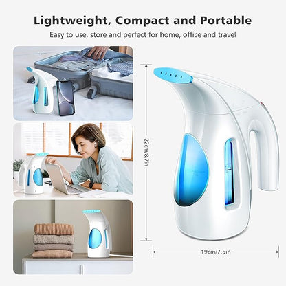 HiLIFE Steamer for Clothes, Portable Handheld Clothing Steamer, 240ml Big - Image 2