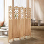 ALeesing 4 Panel Room Divider Fully Assembled, Carved Room Dividers and Folding by ALeesing