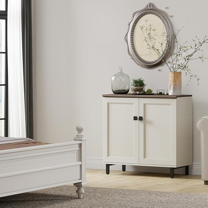 Multifunctional Buffet Sideboard Cabinet Farmhouse Modern Storage Cabinet - Image 8