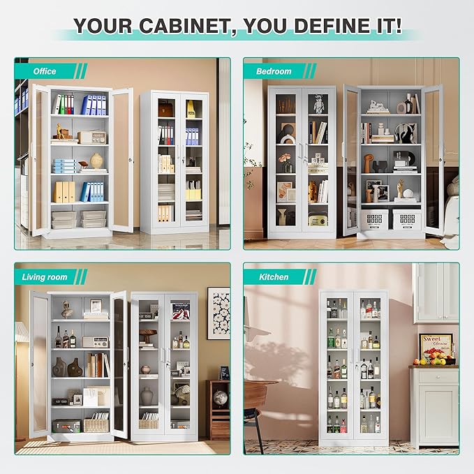 SISESOL Metal Storage Cabinet - Image 4