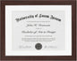 Americanflat 11x14 Diploma Frame with Shatter-Resistant Glass - Use as 8.5x11 Frame with Mat or Display 11x14 Documents Without Mat - Certificate Frames with Engineered Wood for Wall - Mahogany | Engineered Wood construction, Shatter-resistant glass