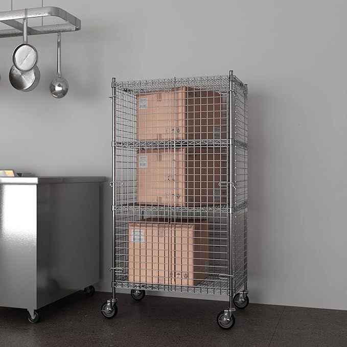 24" W x 36" L x 69" H Heavy Duty Utility Commercial Grade Metal Storage NSF - Image 8