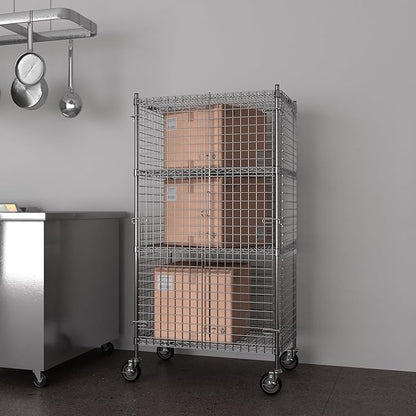24" W x 36" L x 69" H Heavy Duty Utility Commercial Grade Metal Storage NSF - Image 8