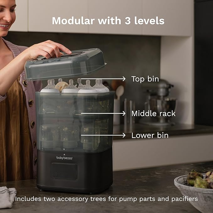 Baby Brezza 10 Minute SuperQuick Bottle Sterilizer + Dryer - Image 6