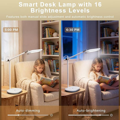Newkana LED Desk Lamp with CRI 98, Advanced Eye-Caring Bright Desk Light - Image 3