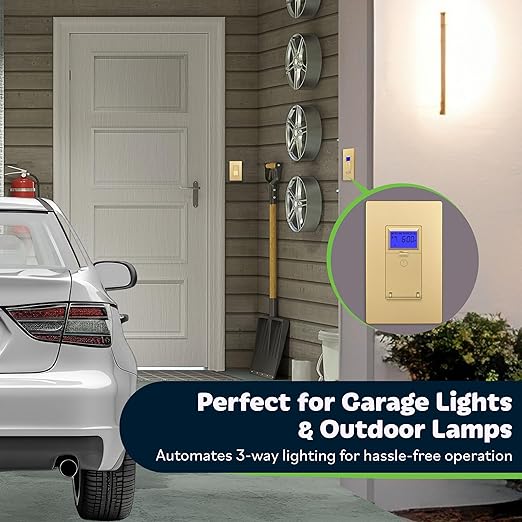 TOPGREENER Digital Astronomic Timer Switch, 7-Day Programmable Sunrise Sunset - Image 2