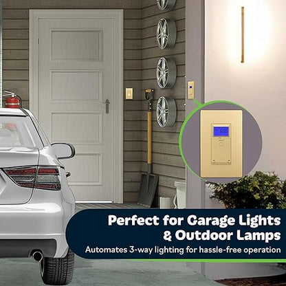 TOPGREENER Digital Astronomic Timer Switch, 7-Day Programmable Sunrise Sunset - Image 2