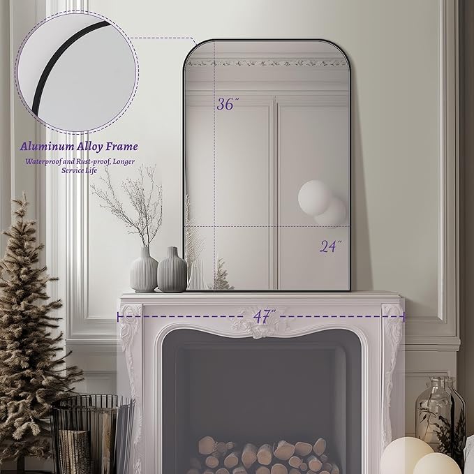 Bathroom Mirror, Wall Mirrors, Bathroom Vanity Mirror - Image 7