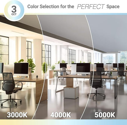 NUWATT 4 Pack, 2x2 LED Flat Panel Light, 3CCT 3000K/4000K/5000K Selectable - Image 5