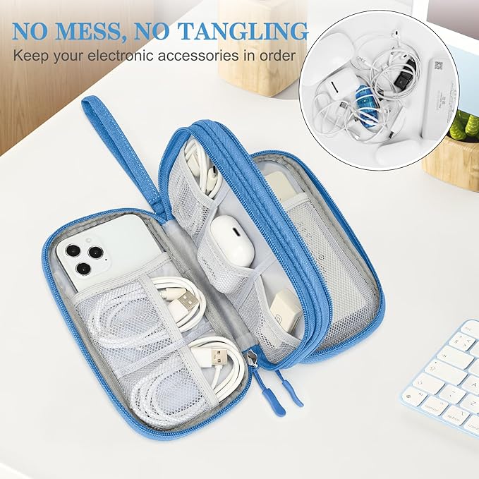 FYY Electronic Organizer, Travel Organizer Bag Pouch, Electronic Accessories - Image 5