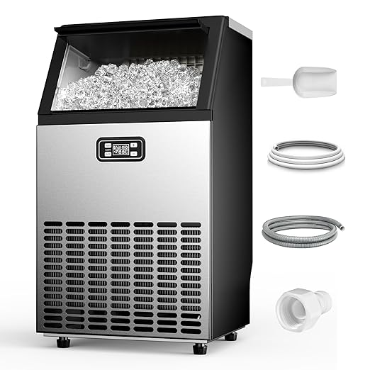 Commercial Ice Maker Machine by Feelfunn