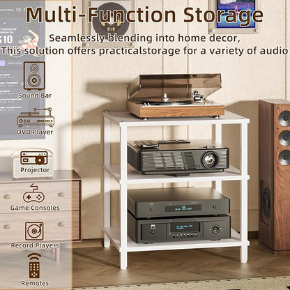 3-Tier AV Media Player Stand, Modern Stereo Cabine, Game Console Shelf - Image 5