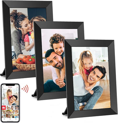 Frameo Digital Photo Frames WiFi 3 Pack by BIGASUO