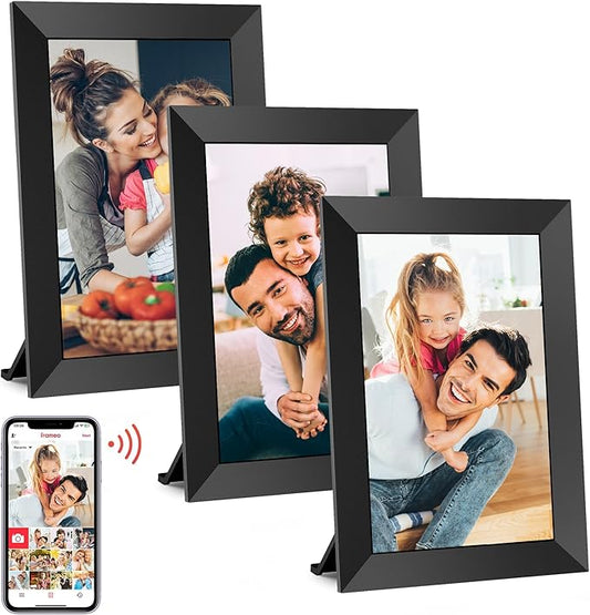 Frameo Digital Photo Frames WiFi 3 Pack by BIGASUO