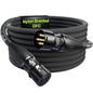 XLR Cables 10ft 1 Pack, Professional Gold-Plated Rean Connectors from Neutrik by AA