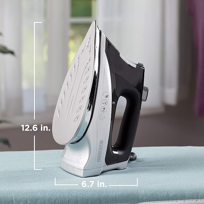 BLACK+DECKER Allure Digital Professional Steam Iron, Percison Tip, Stianless - Image 8