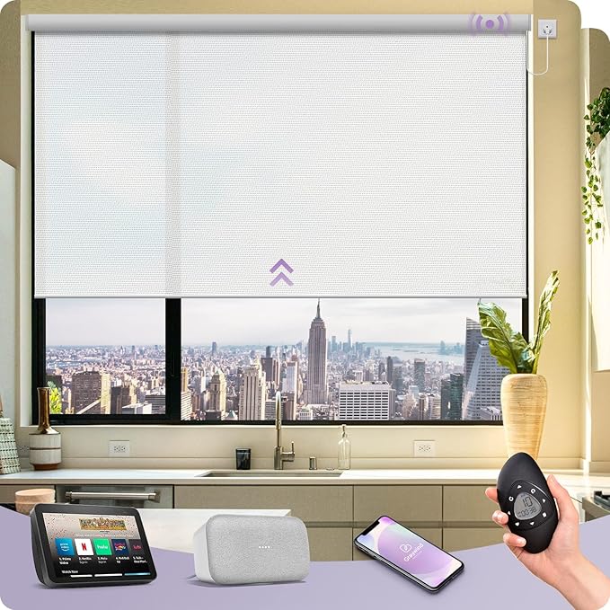 Graywind Motorized Roller Shades Compatible by Graywindbeyondshading