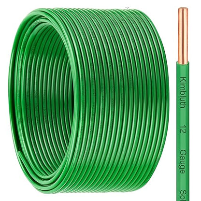 THHN Wire 12 Gauge 150 FT OFC Electrical Wire, 12 AWG Solid Copper Wire Rated by SimpleandPractical