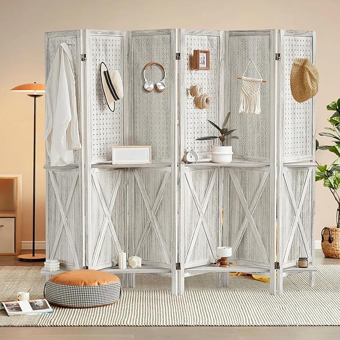 Aleesing 6 Panel Pegboard Display by ALeesing
