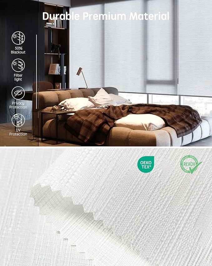 Yoolax Motorized Blinds with Remote, Smart Blinds - Image 6