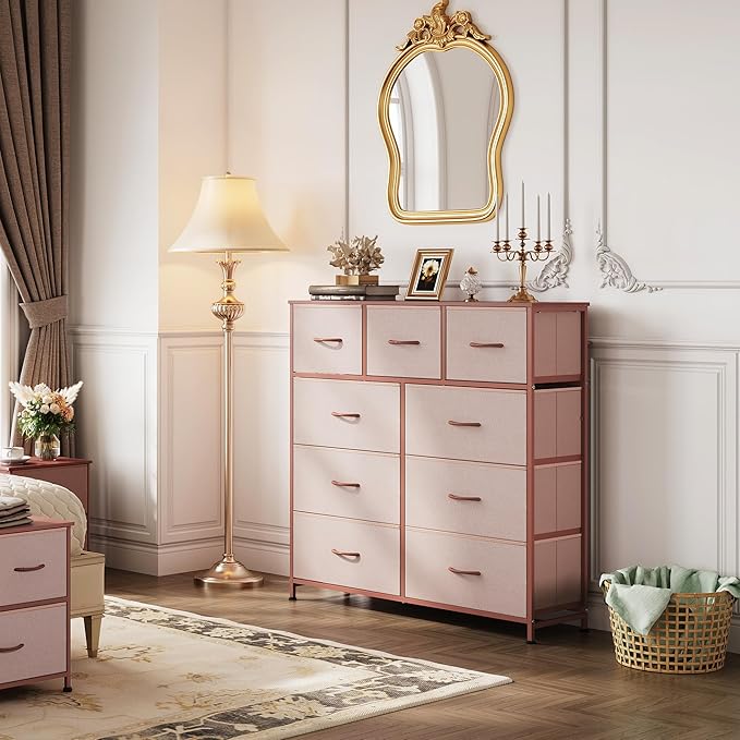 WLIVE 9-Drawer Dresser, Fabric Storage Tower - Image 4