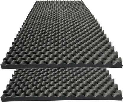 KTOESHEO 2 PCS Acoustic Panels, High Density Fireproof Noise Cancelling Foam by KTOESHEO