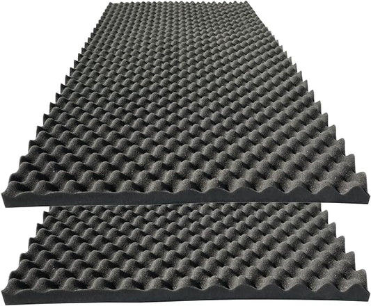 KTOESHEO 2 PCS Acoustic Panels, High Density Fireproof Noise Cancelling Foam by KTOESHEO