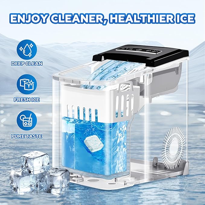 Bellaluce Ice Machine Cleaner Tablets Descaler – Nickel-Safe Countertop - Image 4