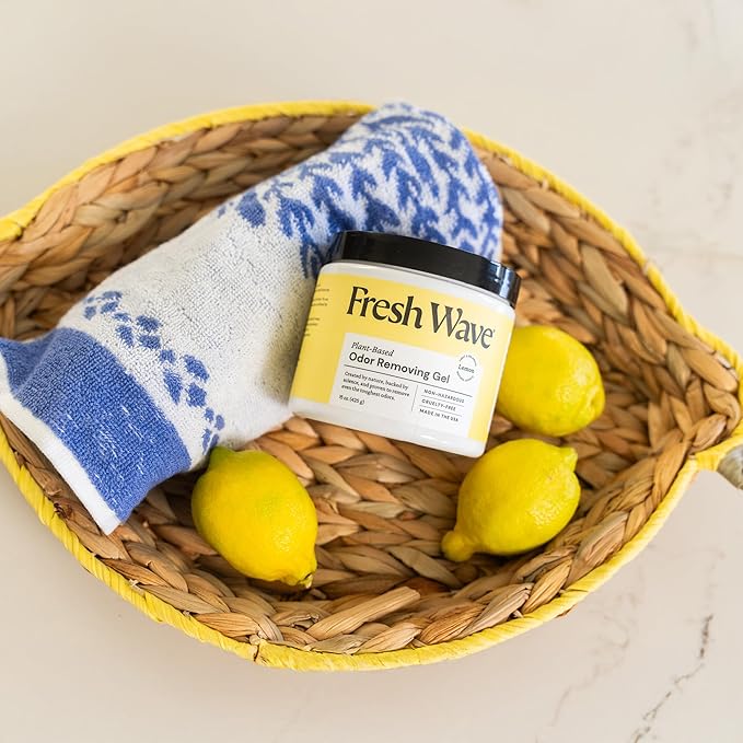 Fresh Wave Lemon Odor Removing Gel, 15 oz., Natural Plant-Based Odor Eliminator - Image 8