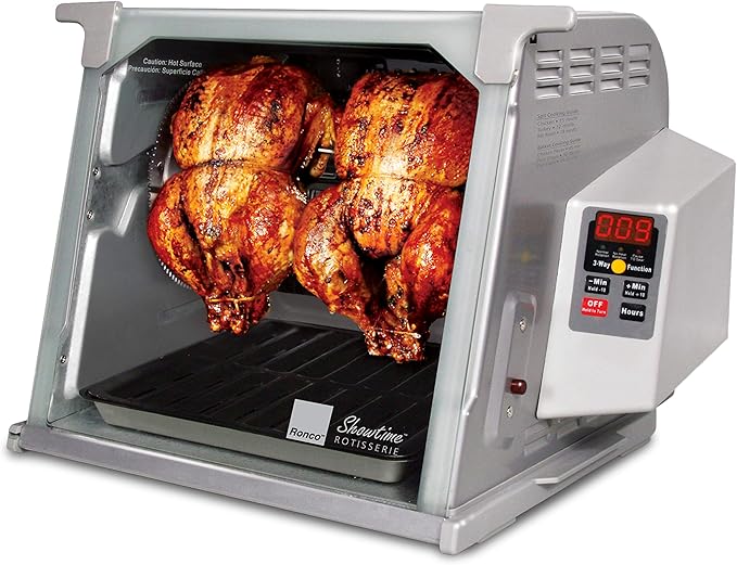 Ronco Digital Rotisserie Oven, Platinum Digital Design, Large Capacity by Ronco