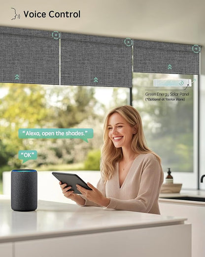Yoolax Motorized Blinds with Remote, Smart Blinds - Image 2