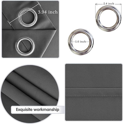 DWCN Blackout Curtains for Living Room, Thermal Insulated Room Darkening - Image 3
