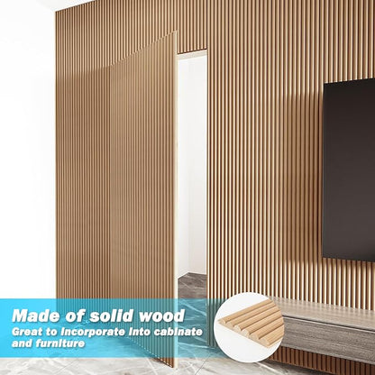 Art3d Fluted Wood Panel for Wall and Ceiling, Beaded Accent Molding for Home - Image 4